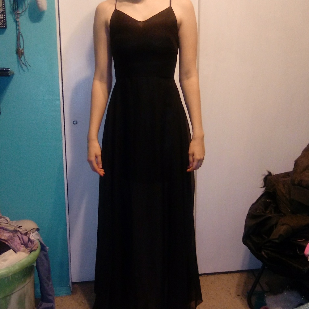 Formal black dress